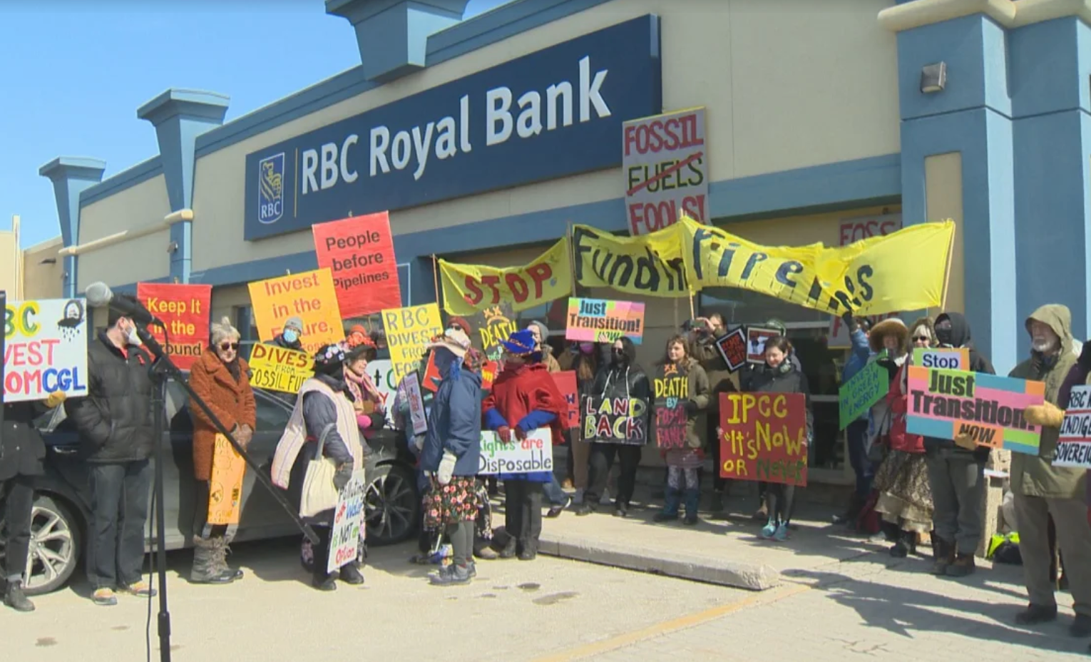 Over 40 cities rise up against RBC across Canada