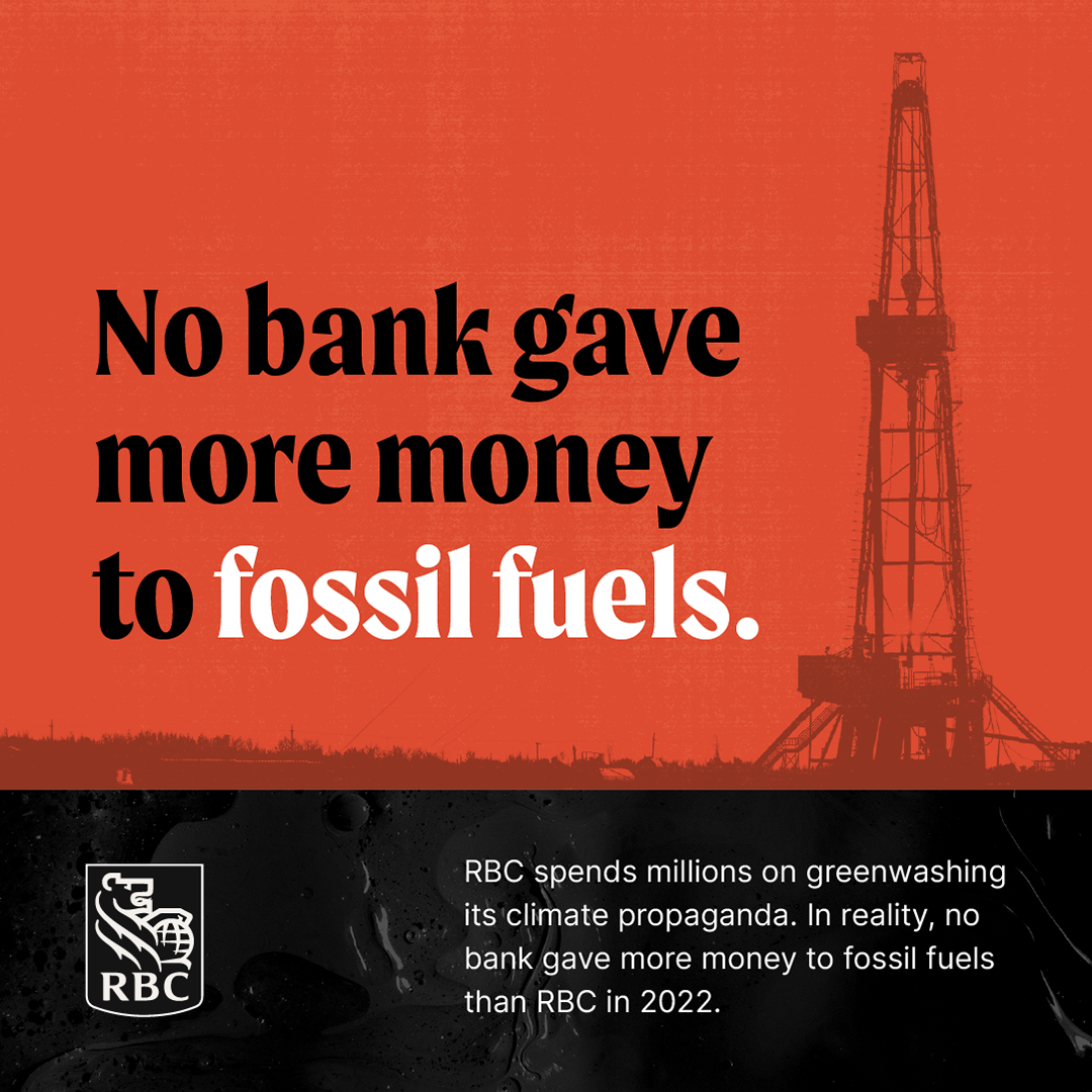 RBC named as world’s #1 fossil fuel financier